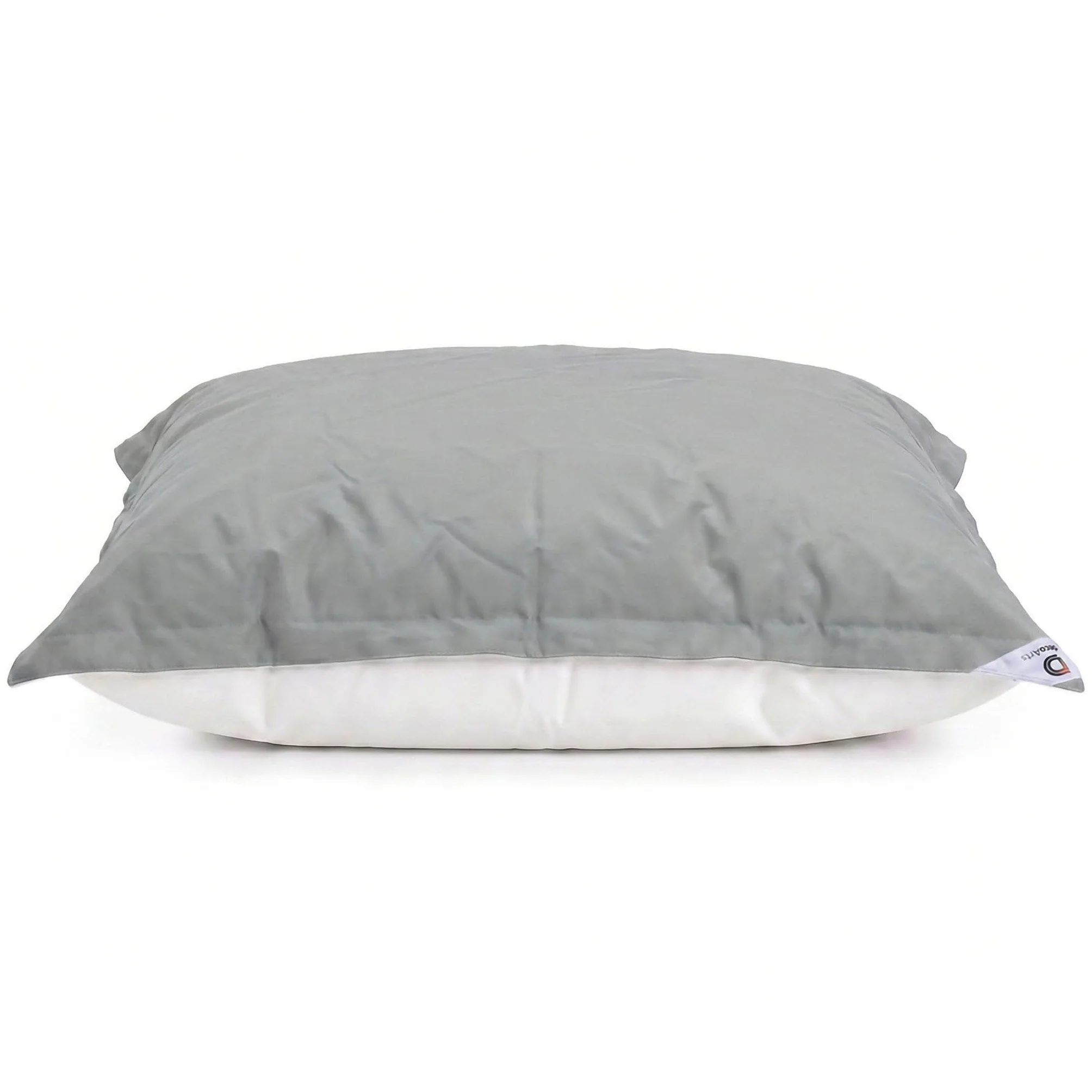 Fodera per pouf gigante XXL 180 x 140 cm sfoderabile galleggiante piscina grigio ciottoli