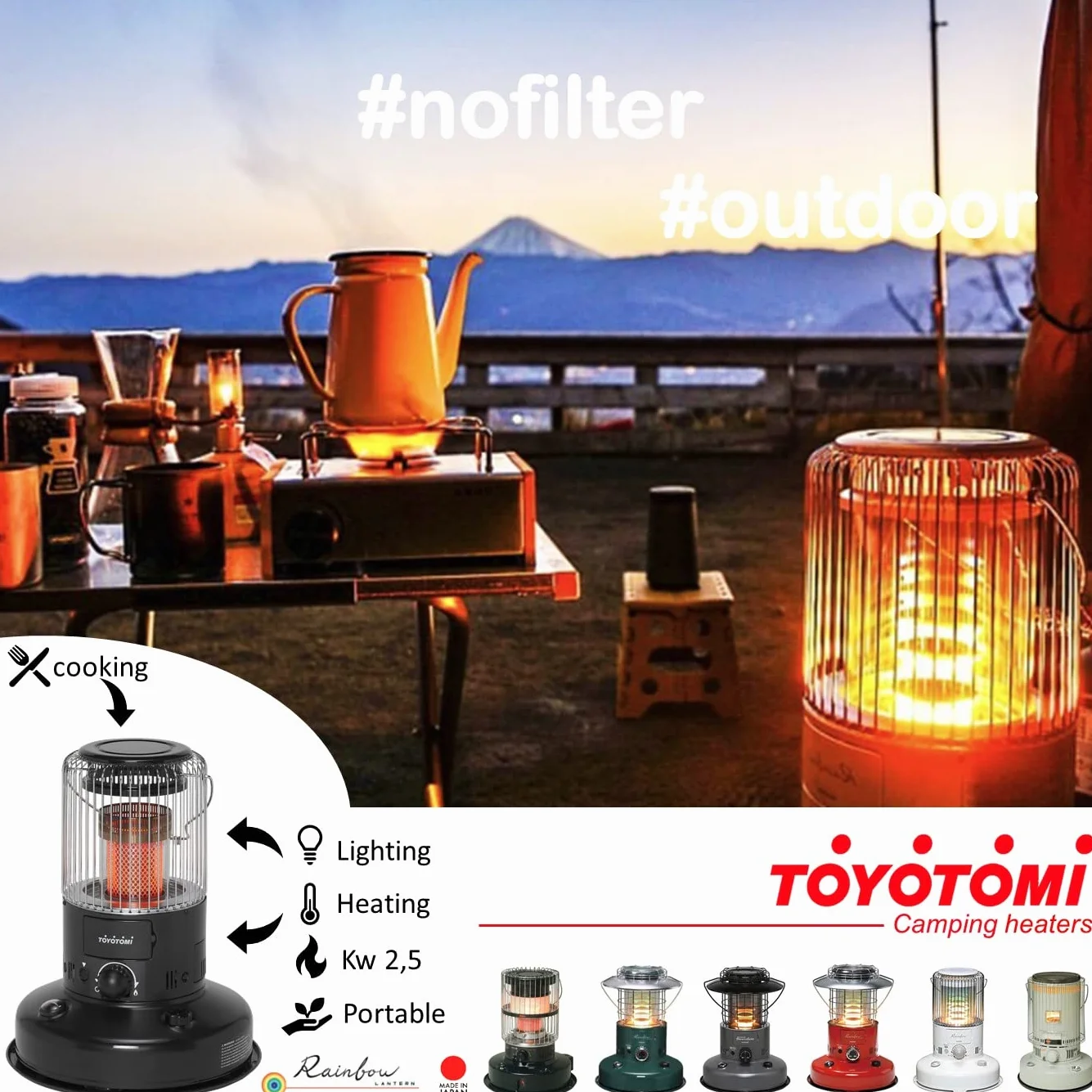 TOYOTOMI KS-R26 Stufa a Combustibile Portatile