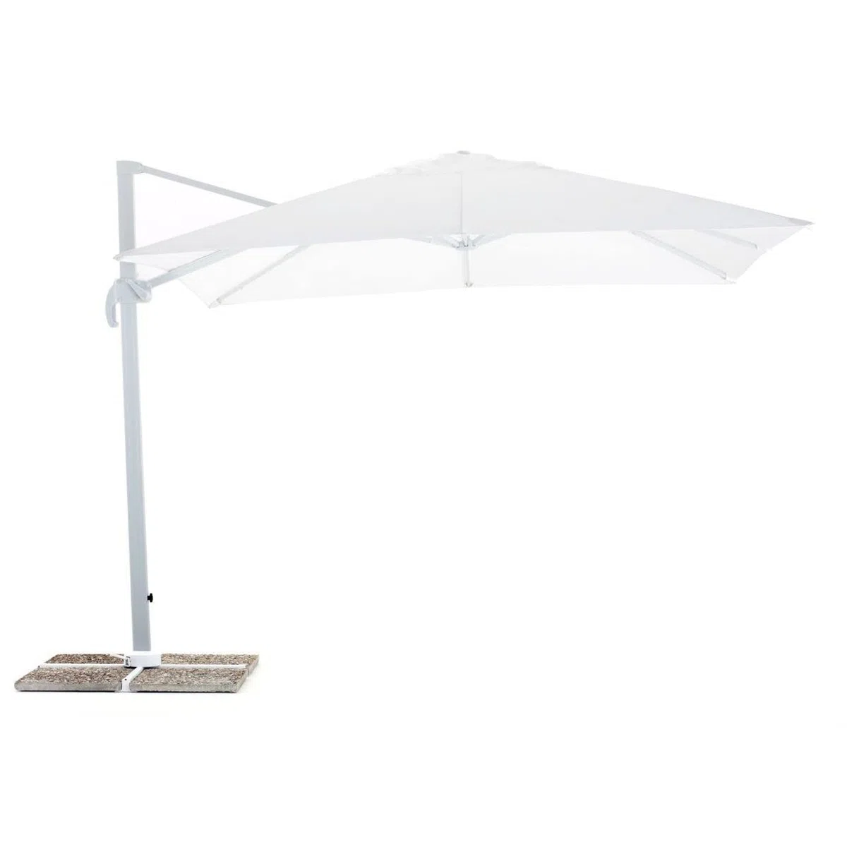 Marvin Telo Ricambio Per Ombrellone Palo Decentrato Giardino Senso 3X3 3X4 Copertura Esterno (3x3, Bianco)