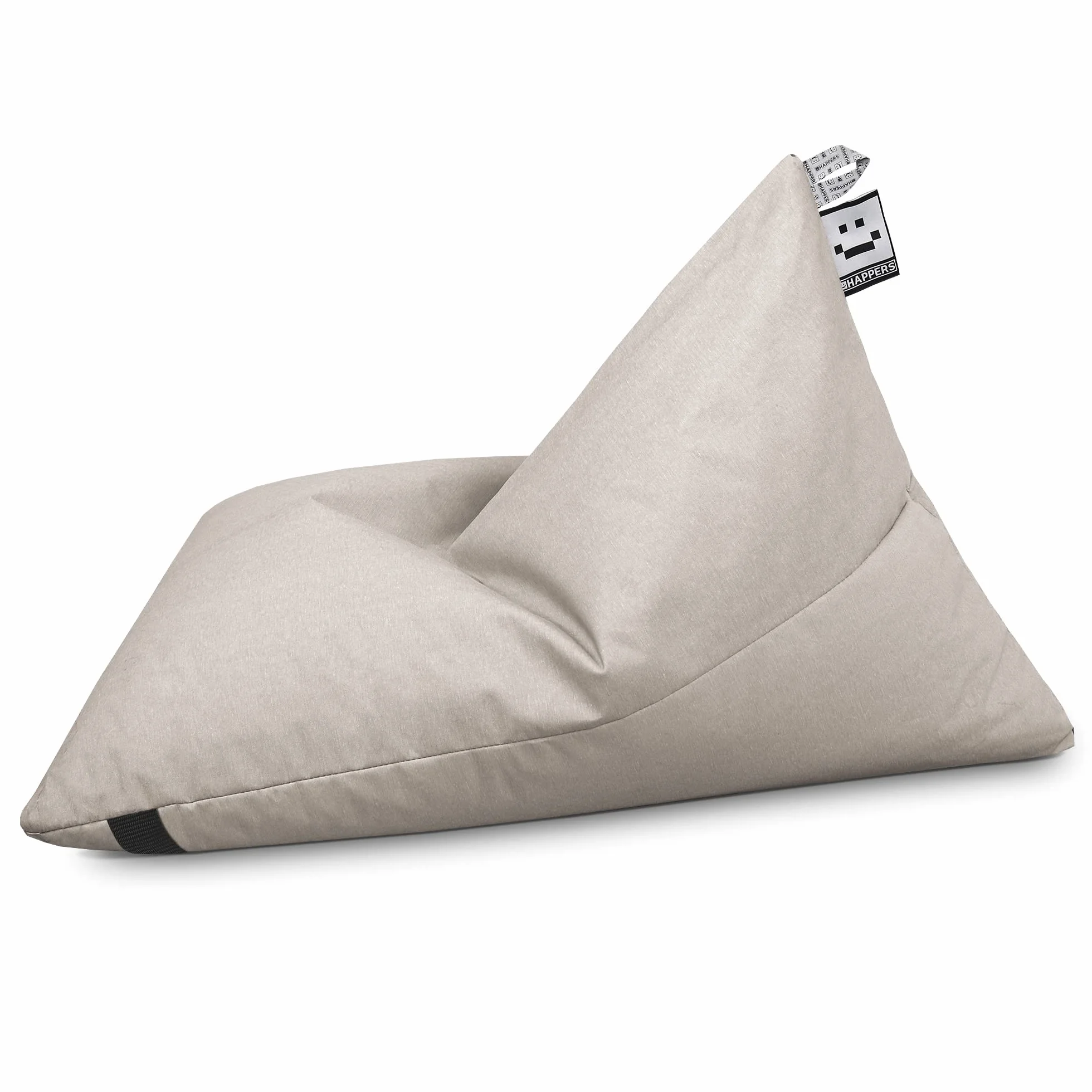 HAPPERS To-Go Pouf per esterni in pietra con tasca e maniglia