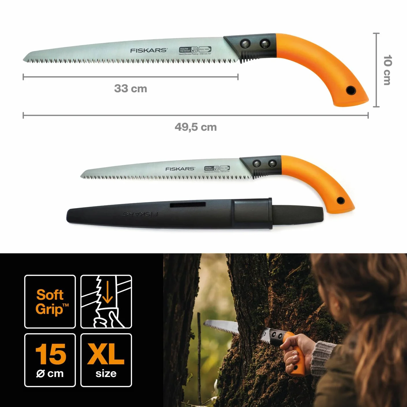FISKARS Handsäge SW84 mit feststehendem Blatt