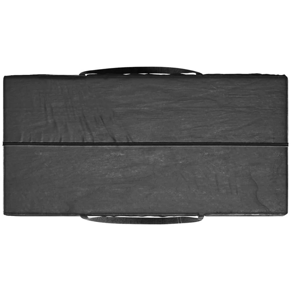 vidaXL Borse Porta Cuscini Giardino Nere 150x75x75 cm Polietilene 2pz