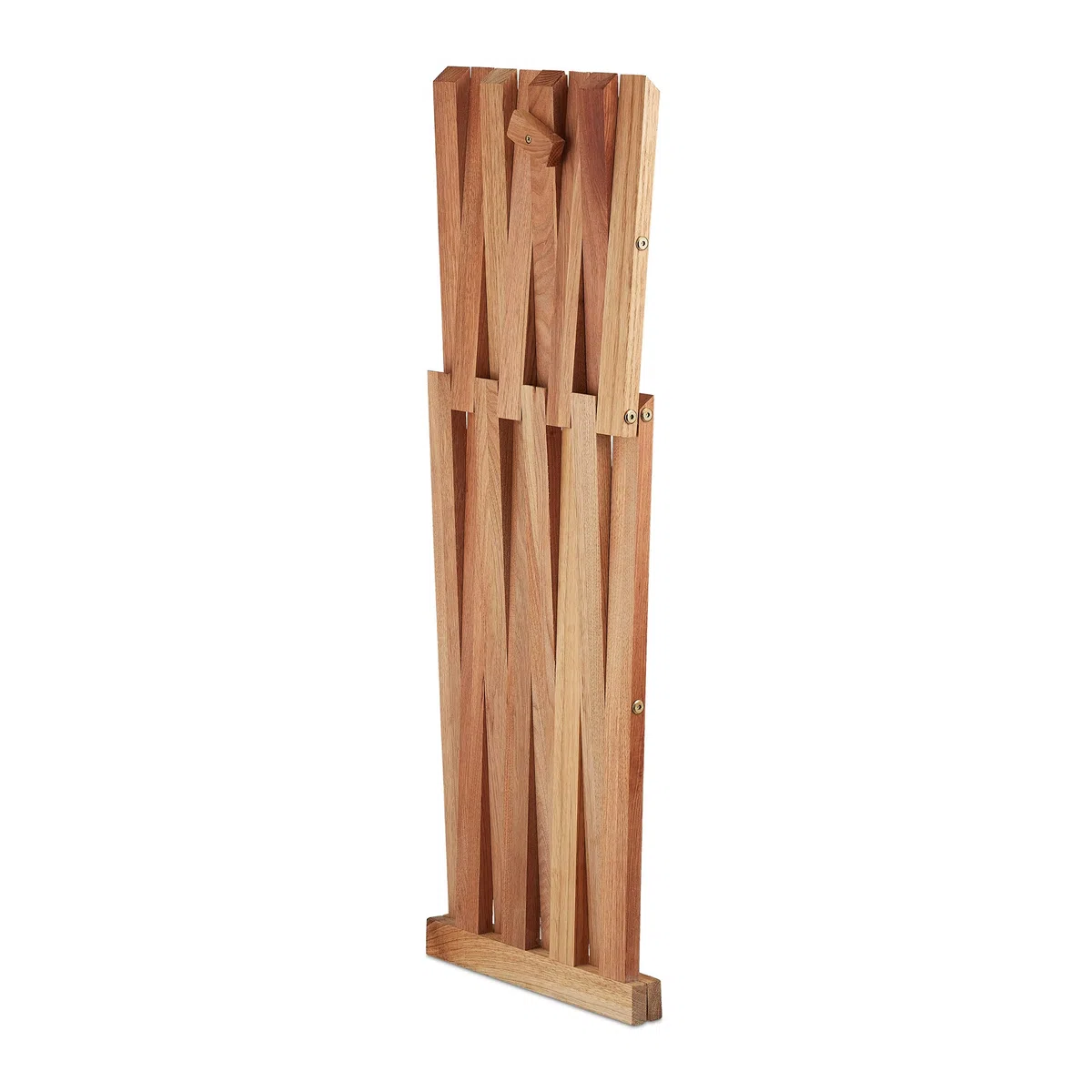 Relaxdays Tavolino Pieghevole Legno Noce 44,5x34x28 cm Marrone Naturale