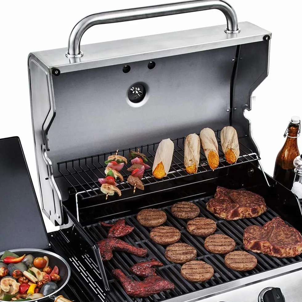 GFTIME Griglia in ghisa, 43 x 63 cm, per Enders Boston Pro 3, Enders Monroe Pro 3, Charbroil, Barbecook Siesta 310, Landmann Triton 3 & 4, Proficook PC-GG 1058/1059
