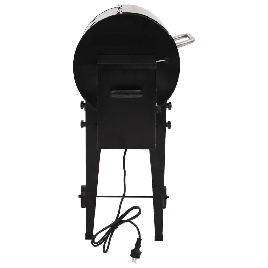vidaXL Griglia a Pellet Nero 94 cm in Ferro