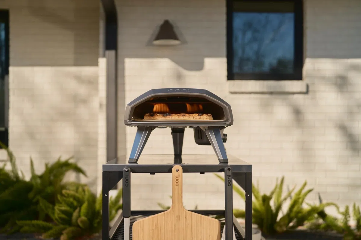 Ooni Koda 2 Forno Pizza a Gas 14" Nero Grigio Portatile Tecnologia G2 30mBar