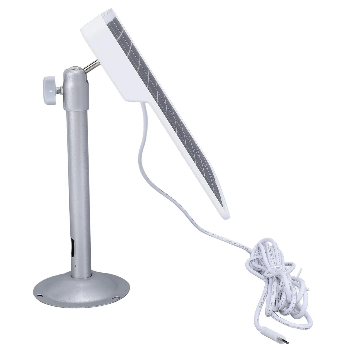 Pannello Solare 20W 5V IP68 Esterno per Telecamere di Sicurezza con Cavo 3m Staffa Regolabile