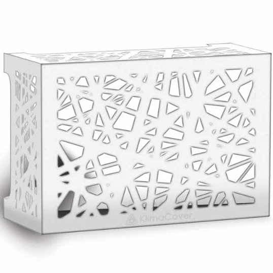 San Marco Glam copri condizionatore esterno alluminio bianco L