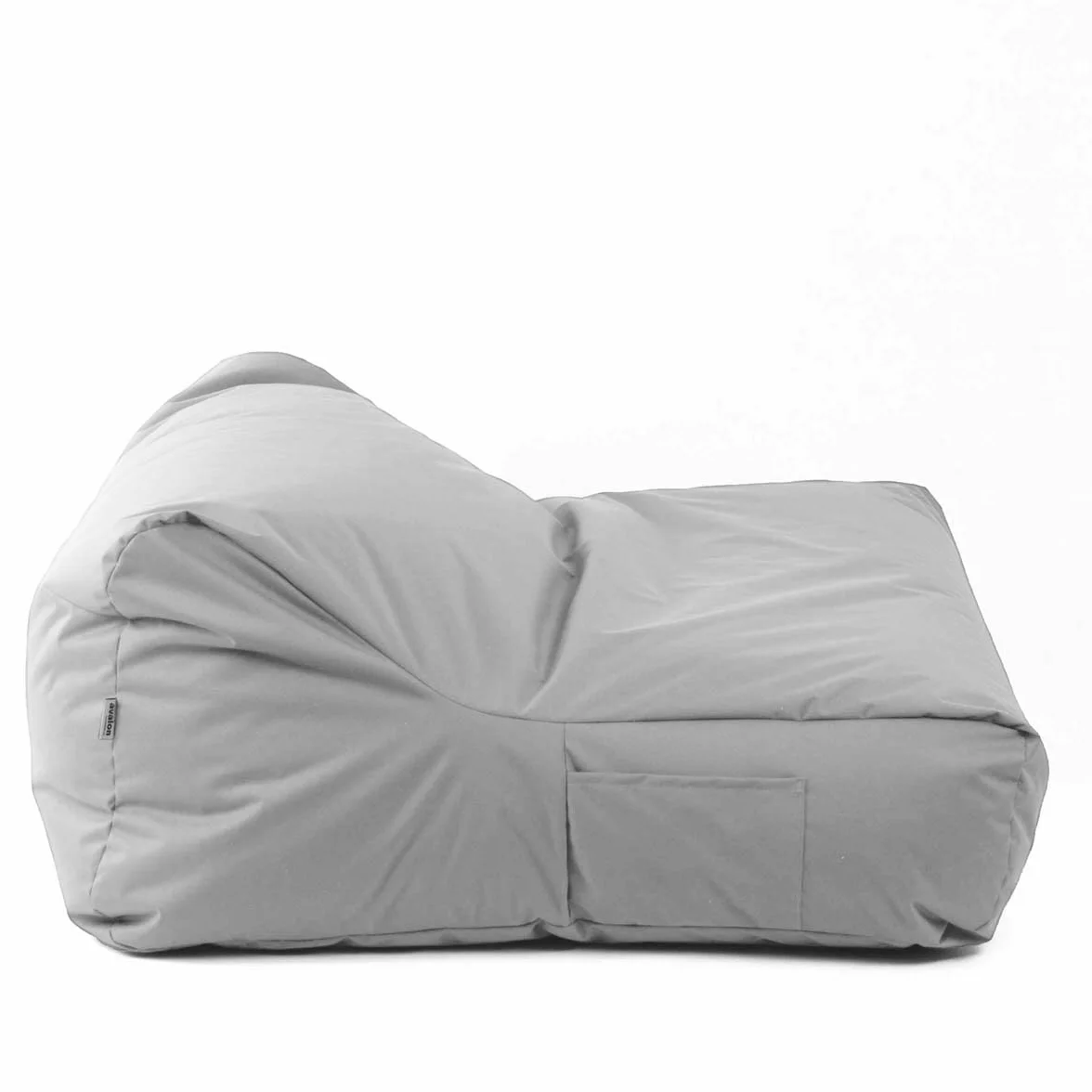 Avalon Pouf poltrona doppia XL Gaia Dim: 125x120 cm in tessuto poliestere - sfoderabile - imbottita - per interno ed esterno Colore Grigio