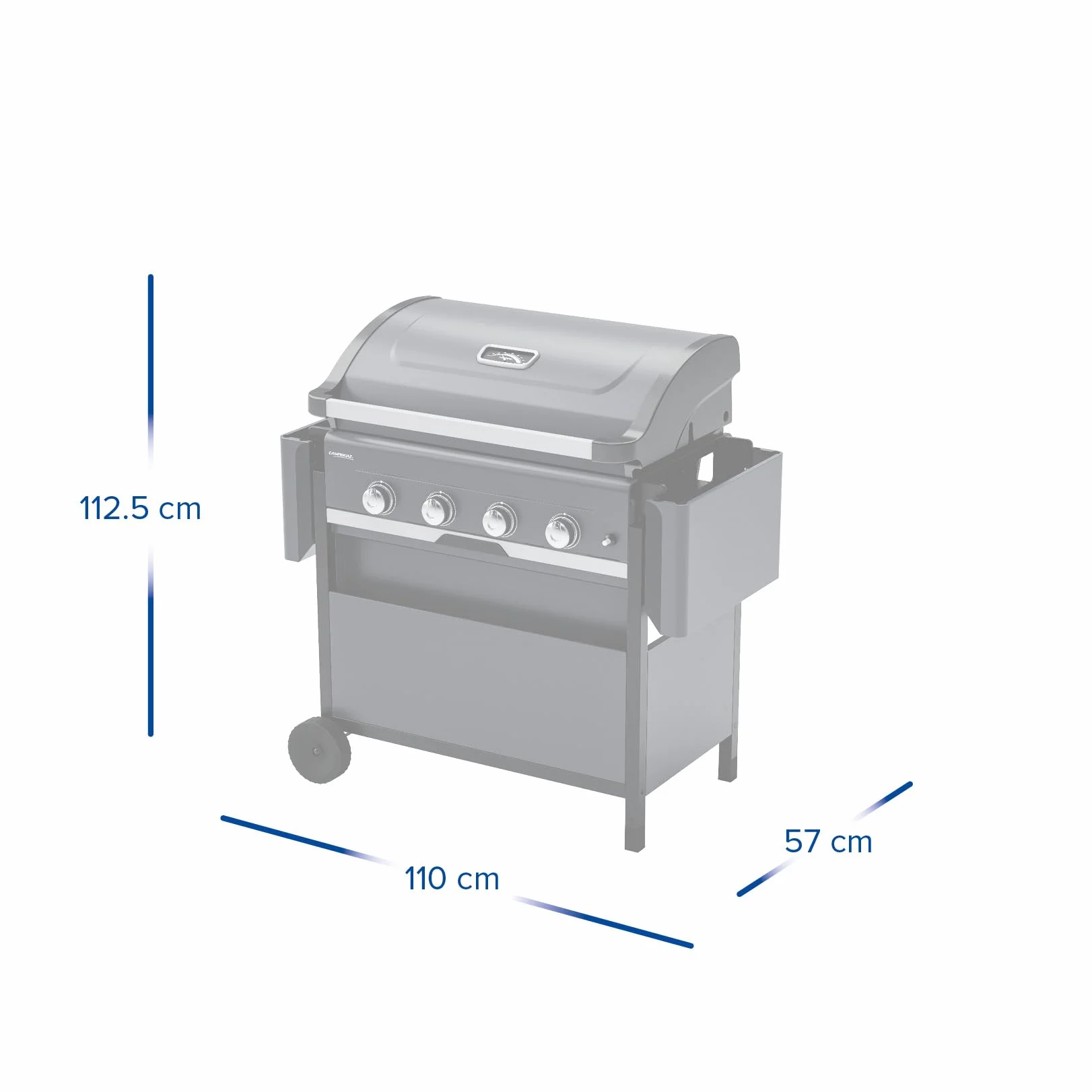 Campingaz 4 Series Select L Barbecue gas Set 4 bruciatori acciaio inox 12 kW con piastra extra