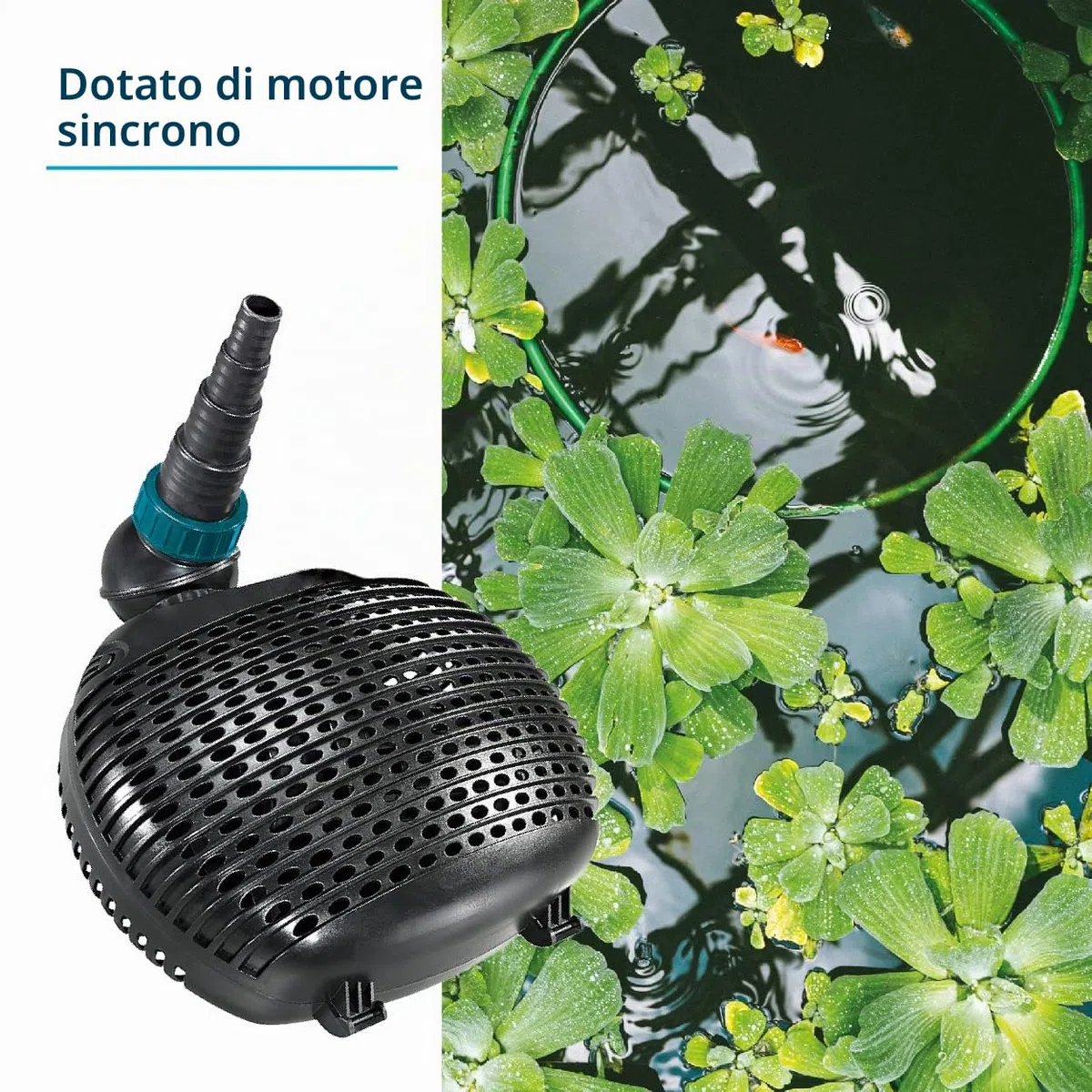 AquaForte Pompa filtro laghetto EC 10.000 68 watt 10.000 l/h 4,5 m