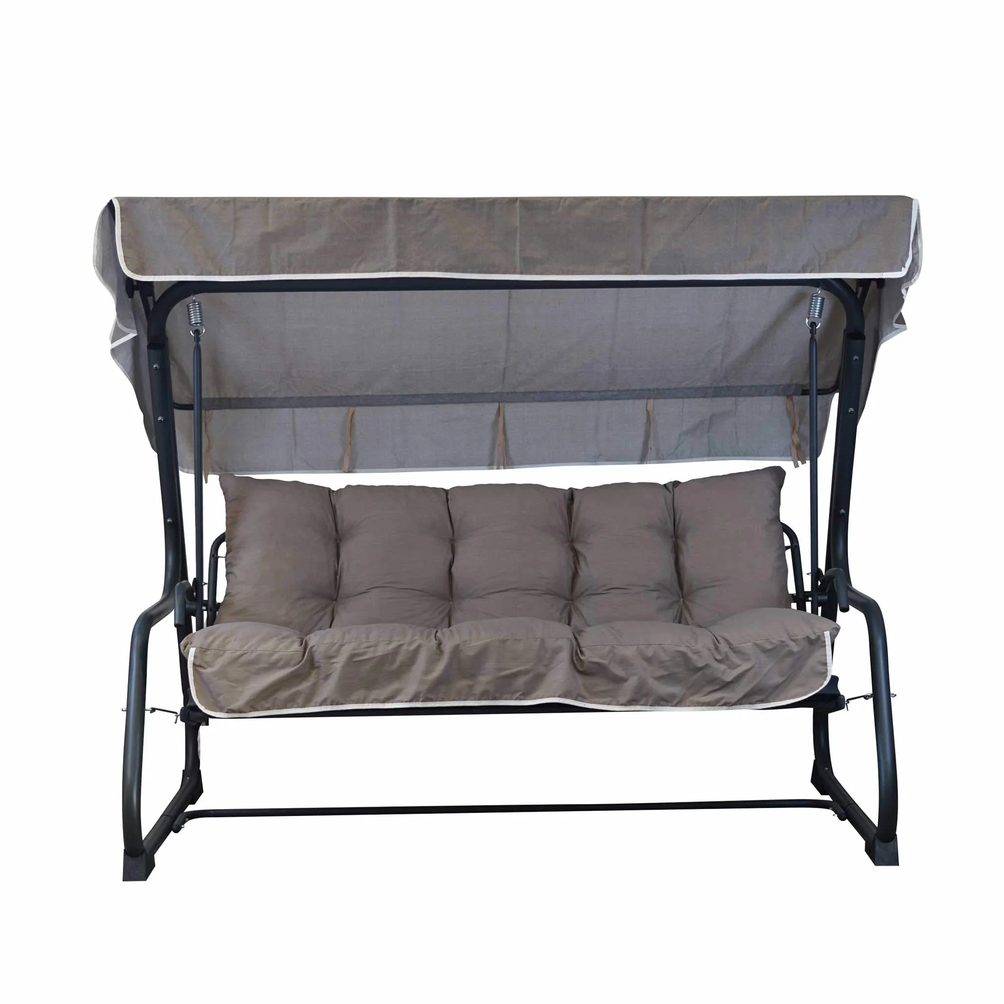 Cuscini per Dondolo 4 posti (170x52x12cm) - Incluso anche il tettuccio coordinato - 100% Made in Italy - Ideale per esterni (giardini e cortili) - Telaio non incluso