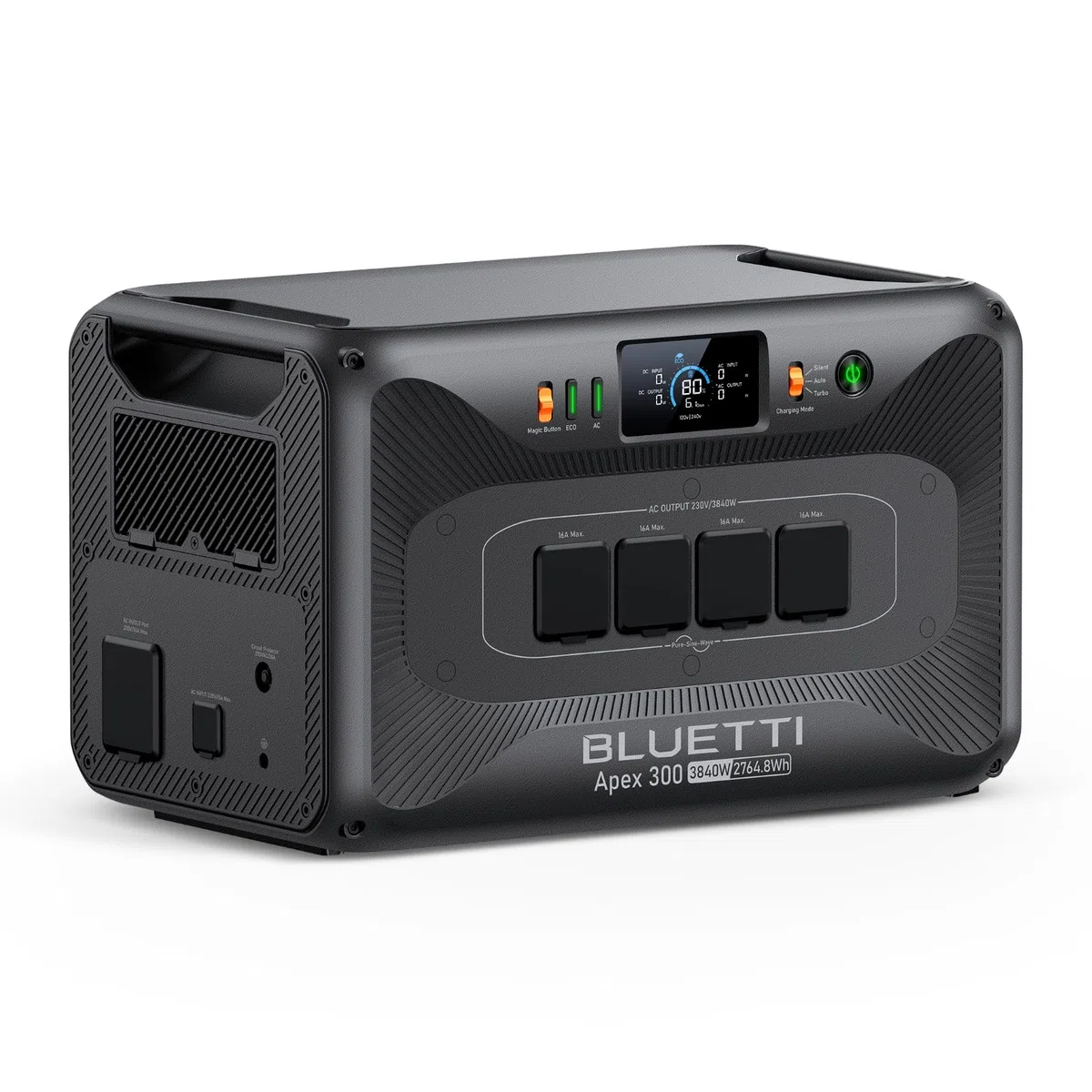 BLUETTI Apex 300 Generatore Solare, 2764,8Wh Batteria LFP di Backup con 4 Uscite CA da 3840W (7680W Picco), Black Start, Energia Modulare per Casa, Camper ed Emergenze