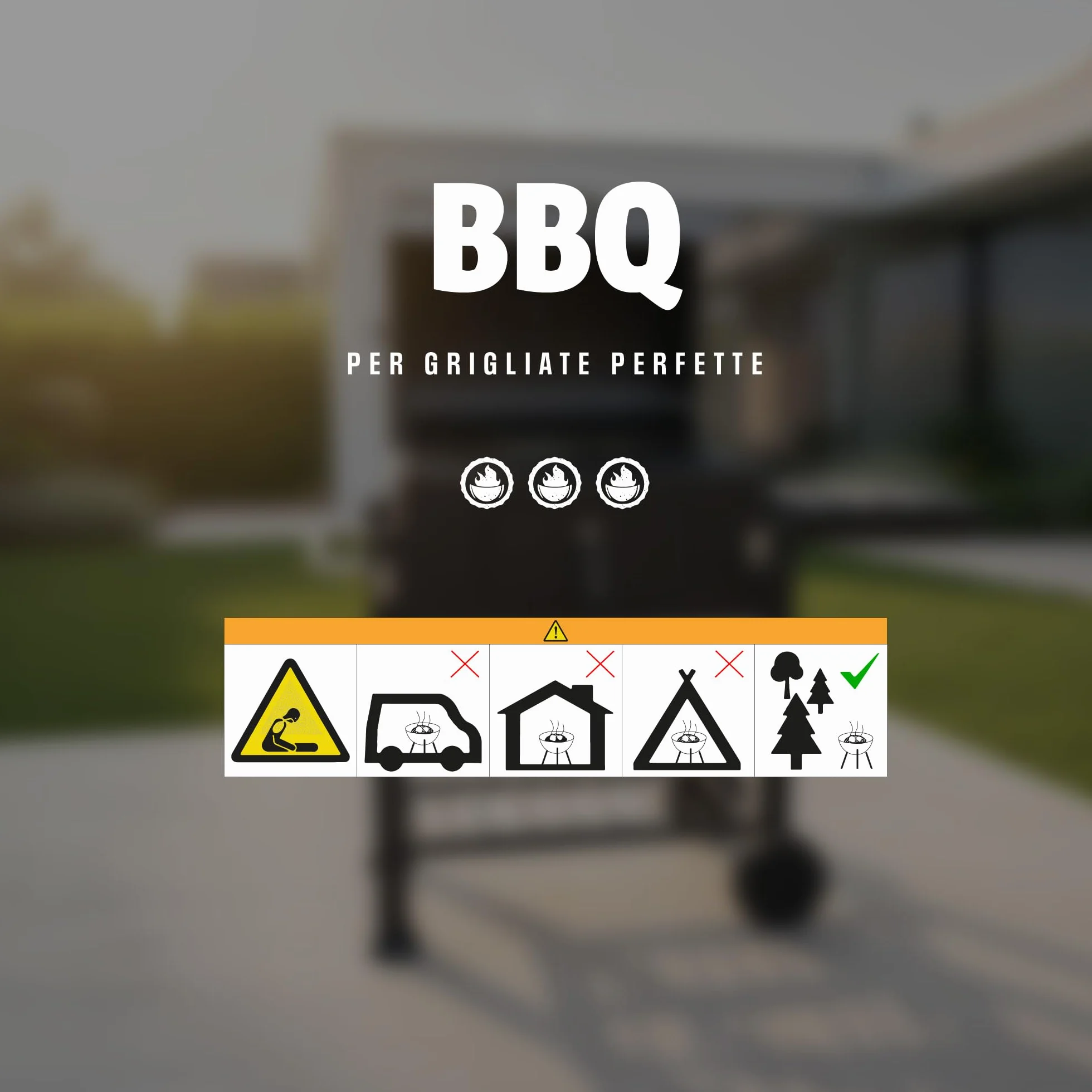 Barbecue a Carbone con Coperchio e Termometro, Griglia di Cottura e Mantenimento, Apertura Frontale, Ripiano Laterale, BBQ da Giardino con Ruote