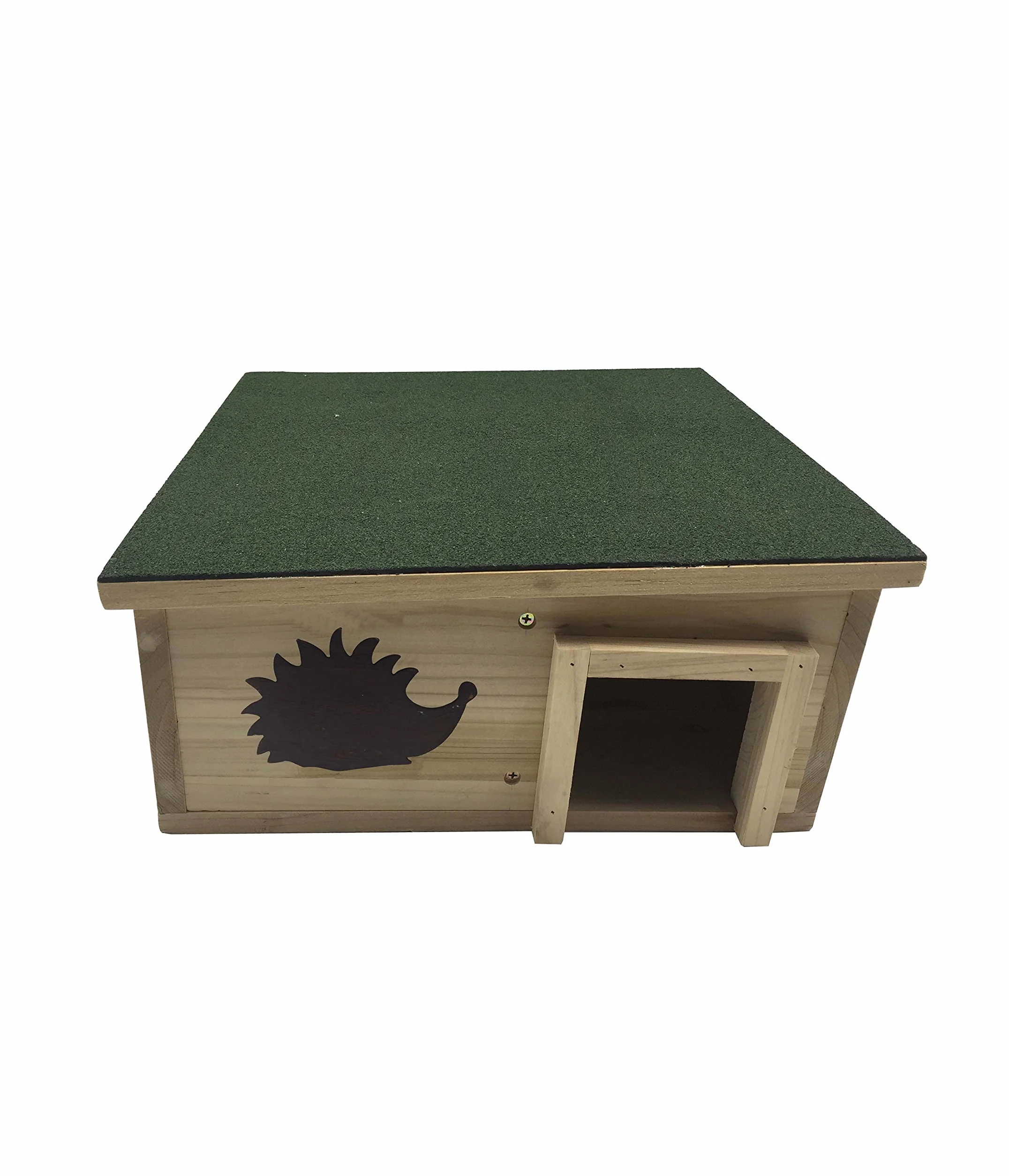 Dehner Natura - Casetta per Ricci Karlie, Circa 40 x 40 x 19 cm, in Legno di Abete, Colore Naturale