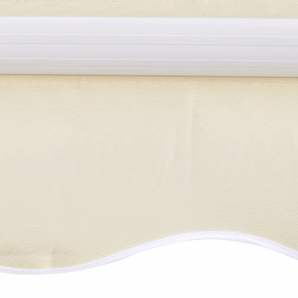 vidaXL Parasole Tendone Crema 3 x 2,5 m