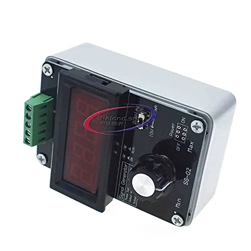 Reland Sun 4-20mA Generatore, generatore di segnale regolabile, DC 0-10V 0 4-20mA Simulatore analogico di tensione corrente per la regolazione del valore PLC Panel LED Test (non ricaricabile)