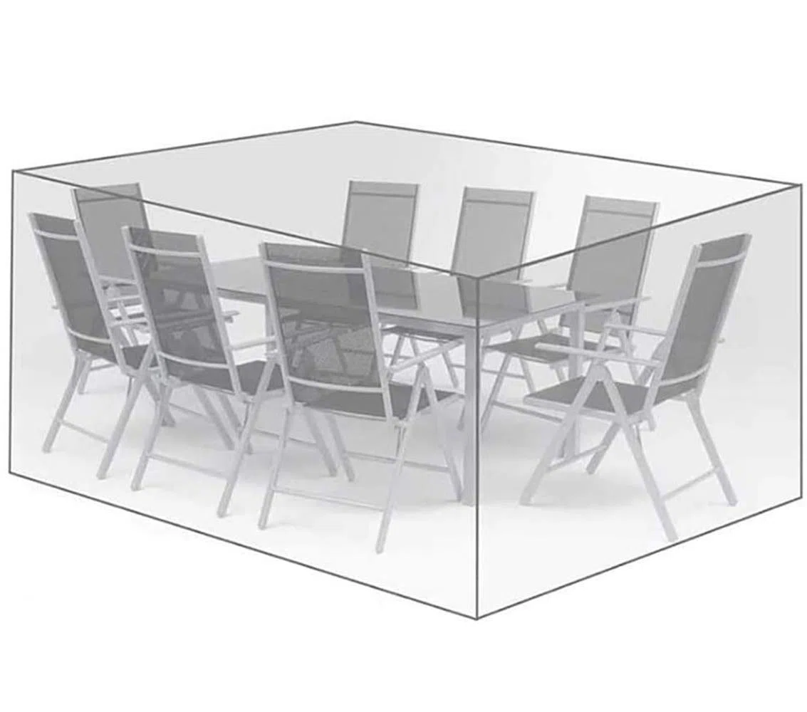 Copertura per mobili da Giardino, Tutte Le Taglie Copertura Tavolo Esterno Rettangolare, Telo Copri Impermeabili per Tavolo e Sedie da Antivento/UV/Impermeabile, Resistente allo Strappo Oxford