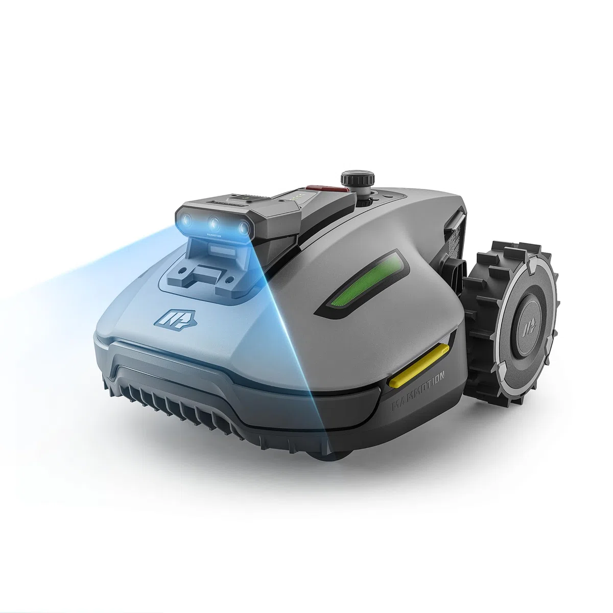 MAMMOTION YUKA mini 2 500 Robot Tagliaerba senza Filo Perimetrale, Nessuna Perdita di Segnale, Senza RTK, Visione AI Tri-Cam, DropMow, Mappatura Auto Multi-zona