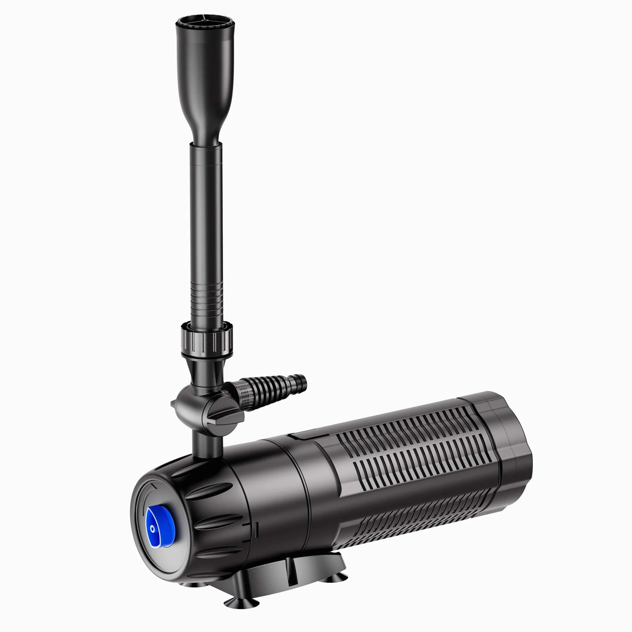 SunSun CUP-129 Pompa fontana con UVC 9W, 1000 l/h 24W, 4 giochi d'acqua, Pompa filtro laghetto