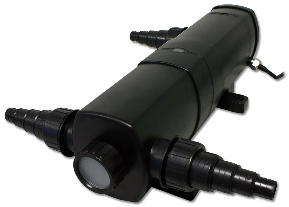 Set filtro SunSun per laghetto da 90000l Chiarificatore 18W Pompa ECO 100W Tubo 25m
