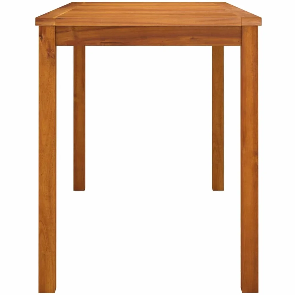vidaXL Tavolo da Giardino 110x55x67 cm Legno Massello d'Acacia