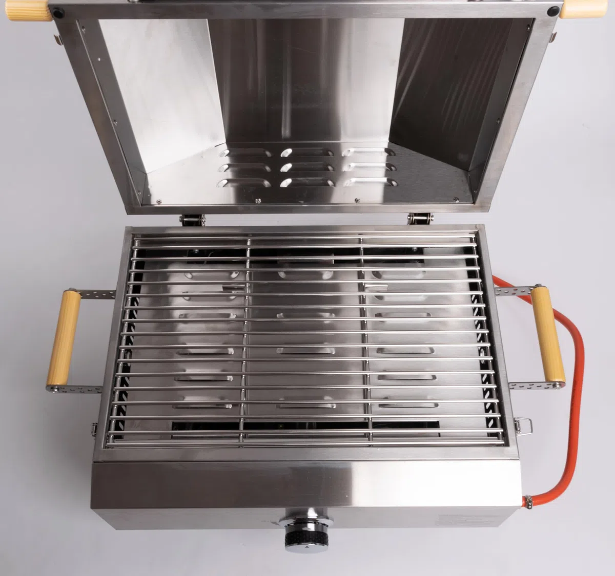 Forno Griglia per Barbecue a Gas 2 in 1, Forno per Pizza in Acciaio Inossidabile