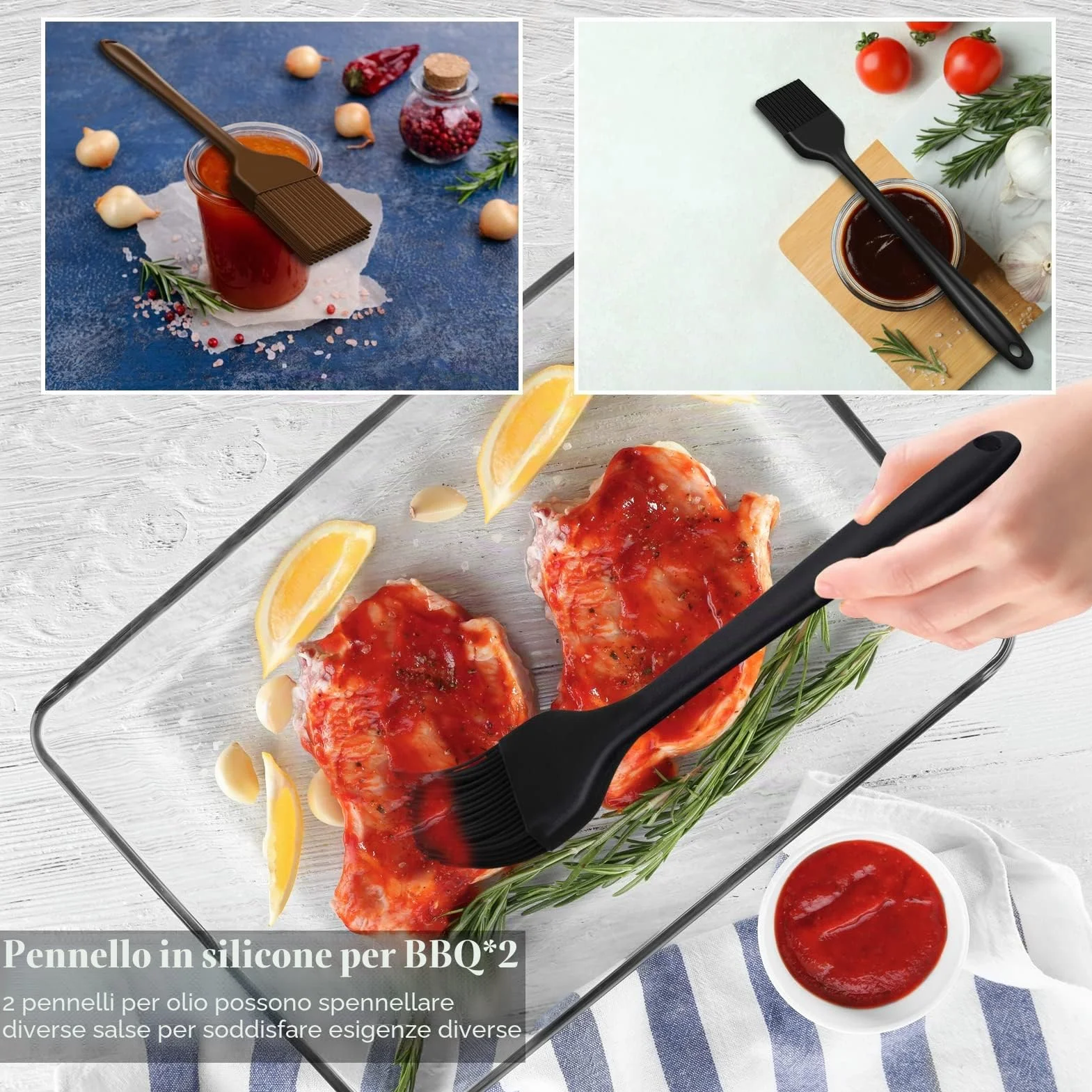 Grilliance Set di 30 Posate per Barbecue, in Acciaio Inox di Alta qualità, Pinza per Barbecue, cavatappi, Set con Valigetta e Tappetino per Barbecue, per Uomini, Regalo per Campeggio, Marrone