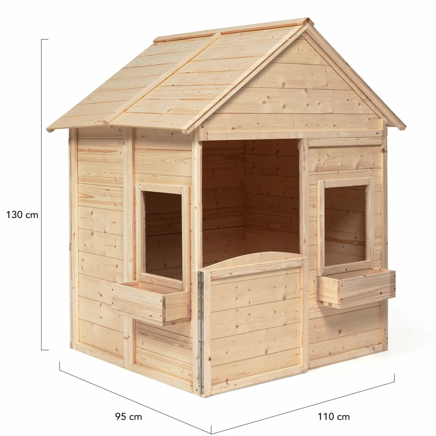 IDMarket - Adventure casetta in Legno per Bambini, casetta per Esterni
