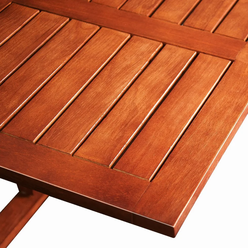 Casaria Tavolo Pensile Legno Acacia Pieghevole 65x45x87cm Tavolino da Ringhiera Balcone Esterno