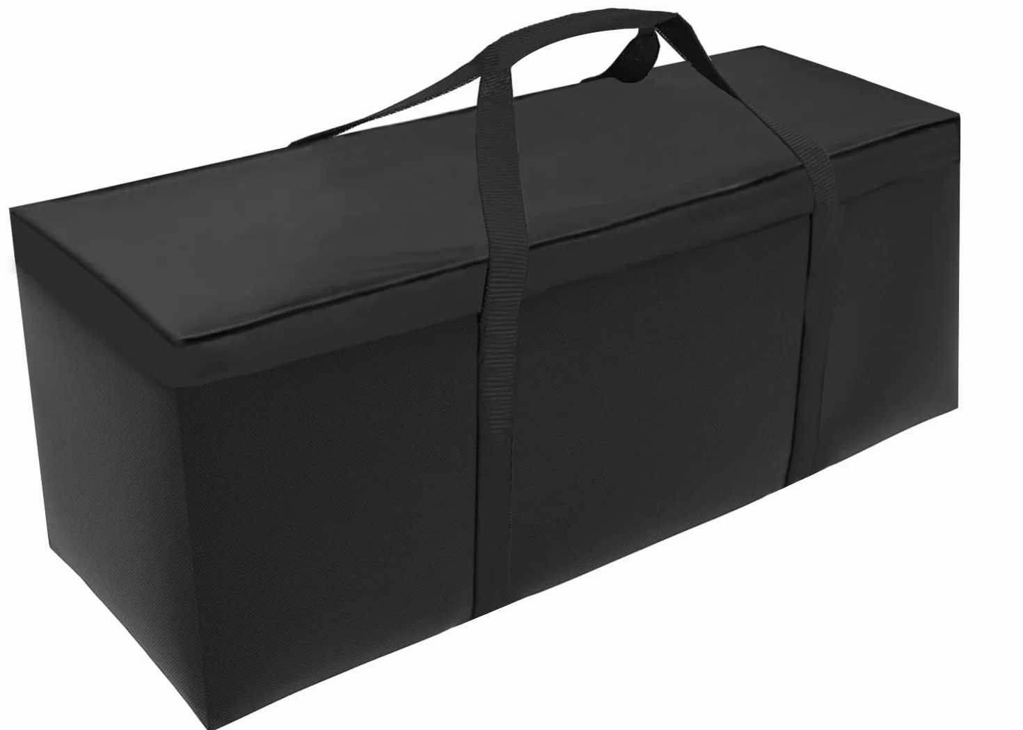Borsa per Cuscini da Giardino Impermeabile 600D Oxford 200x60x75cm Nero