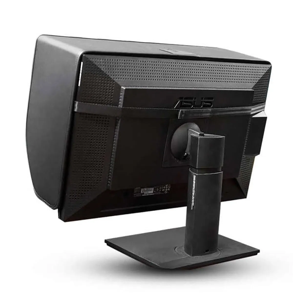 Paraluce in Pelle Per Monitor (19-32 Pollici), Universale + Copertura Su Tutti I Lati, Regolabile + Visiera Parasole ,(27E/28in (Ultra-Narrow Bezel))