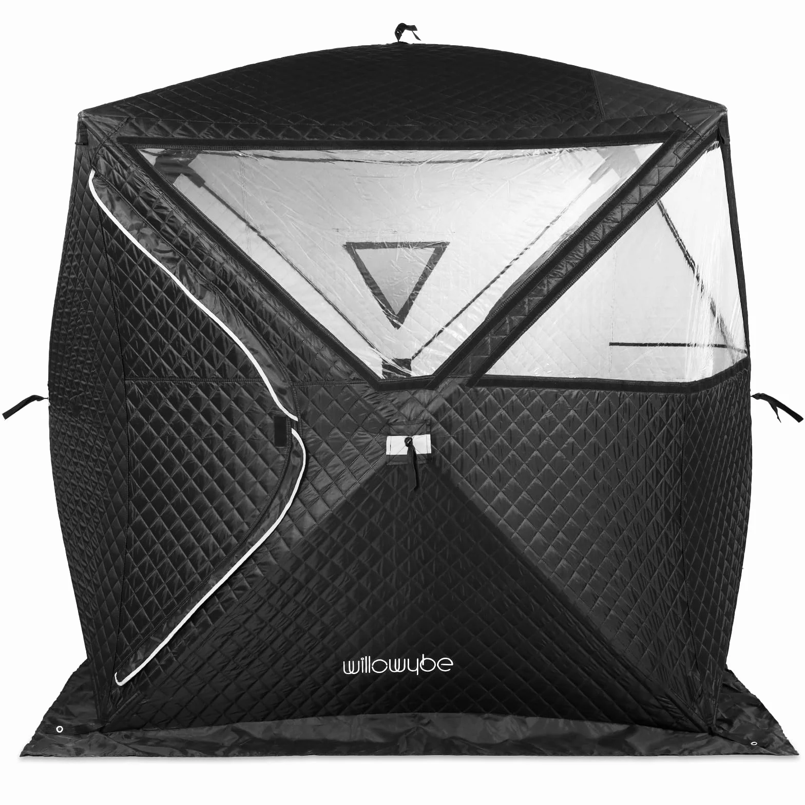 WILLOWYBE Outdoor Sauna Tent PRO - Tenda Sauna per 4 Persone, Isolata, Tutti i Climi