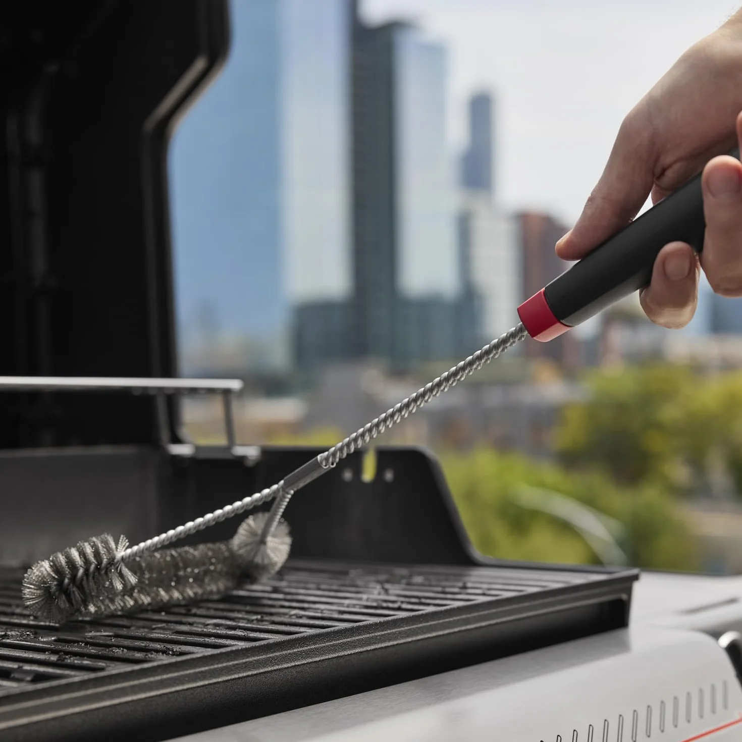 Weber Spirit E-310 Barbecue a Gas 3 Bruciatori, Accensione Snap-Jet, Griglia 51x46cm, Nero/Argento