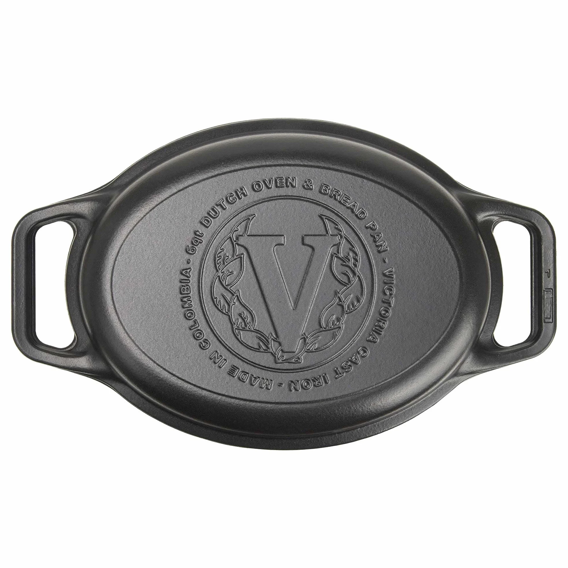 Victoria Forno Olandese, Pentola et Padella Induzione Ghisa Smaltata 31 cm Ovale, Cocotte 5,7L, Senza PTFE né PFOA, Adatta per Fuoco, Barbecue, Forno, Vetroceramica, Gas