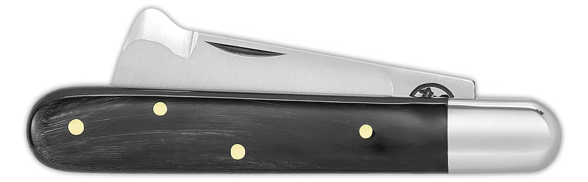 DUE BUOI COLTELLO DA INNESTO 203C - LAMA ACCIAIO CARBONIO BÖHLER K720