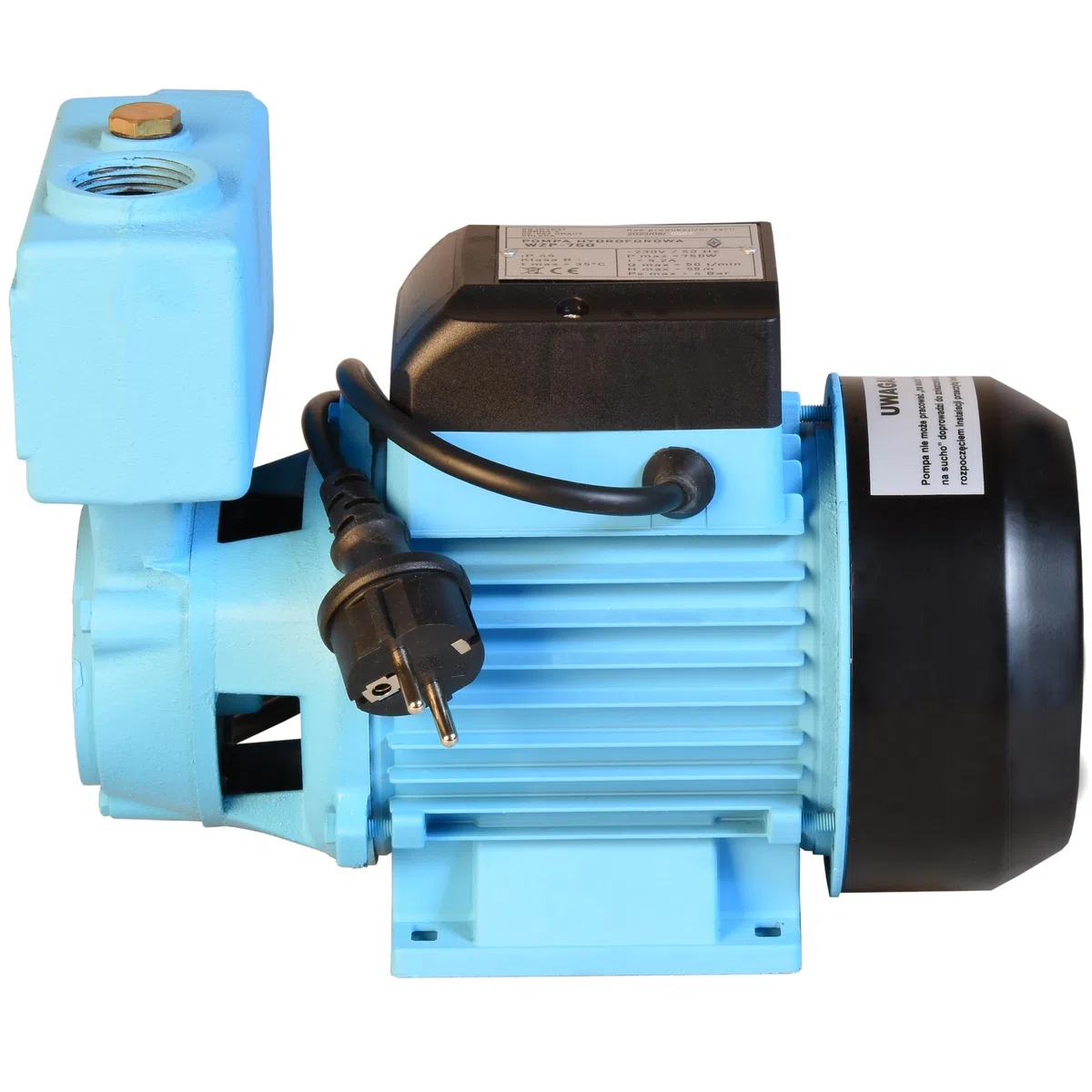 Pompa dell'acqua WZP 750 (750 W, 3000 l/h, altezza di mandata 55 m) - per acqua pulita - pompa da giardino, per irrigazione, dell'acqua piovana