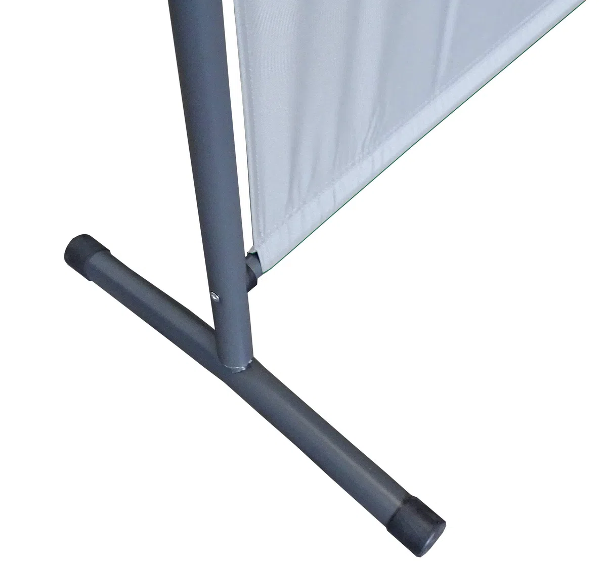 QUICK STAR Paravento da Giardino 180 x 178 cm Divisorio in Tessuto Balcone Protezione della Privacy Bianco