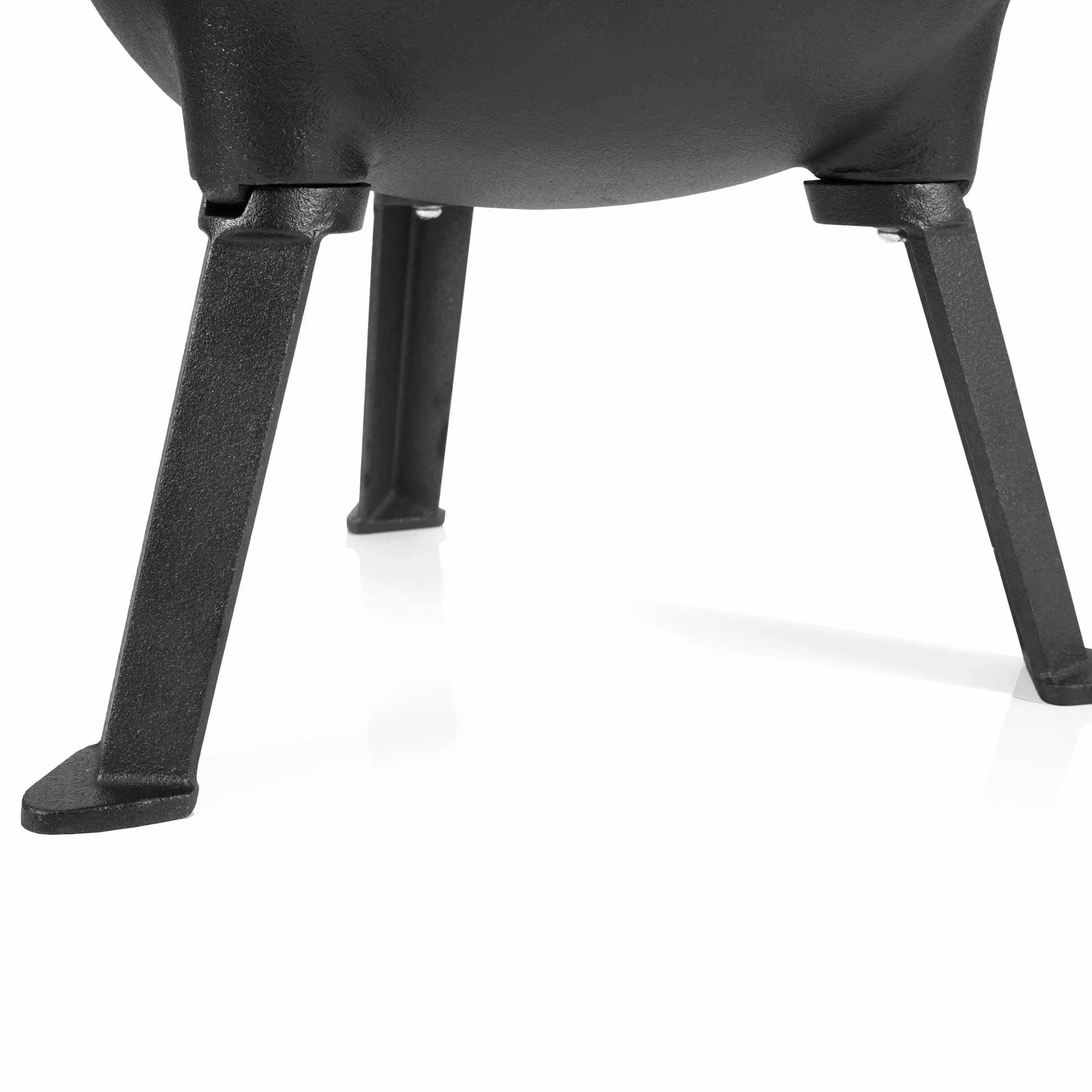 BBQ-Toro Wizard Cauldron | Pentola di cottura in ghisa | Pentola in ghisa con tre gambe, coperchio, staffa e viti di bloccaggio | Calderone per streghe (4 litro)