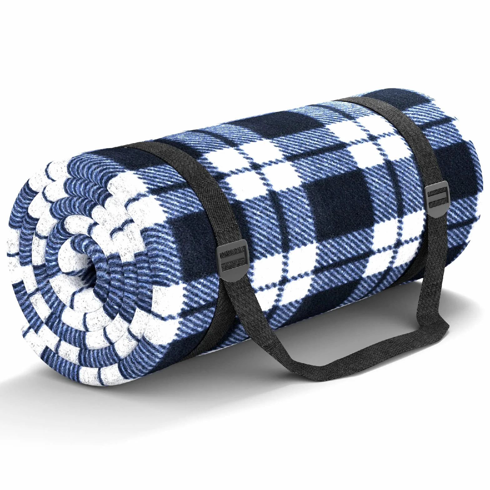 Coperta da Picnic Impermeabile Antisabbia 200x200cm Portatile Pieghevole con Tracolla
