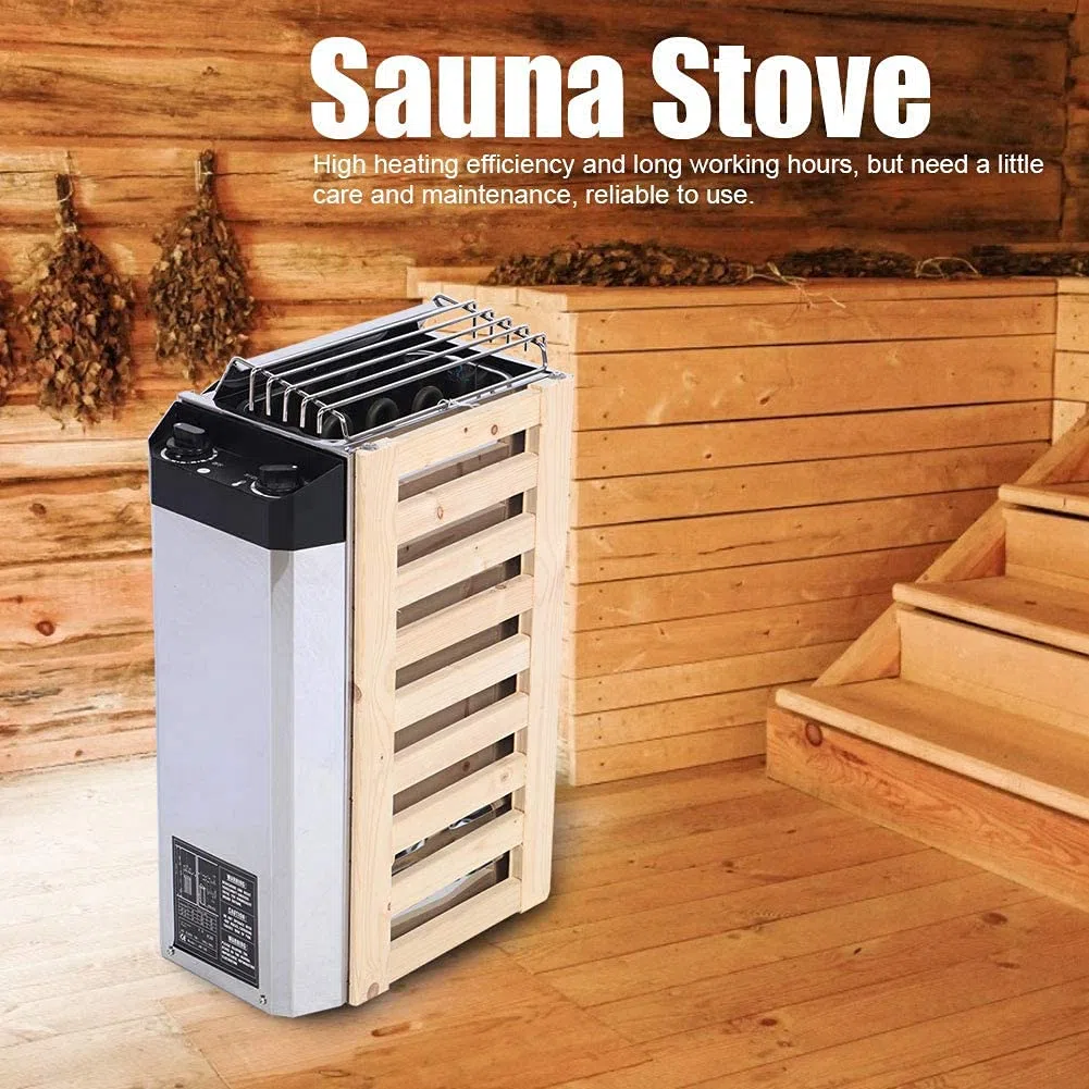 Stufa per Sauna Elettrica 3KW 220V Resistente alla Corrosione con Controllo Interno
