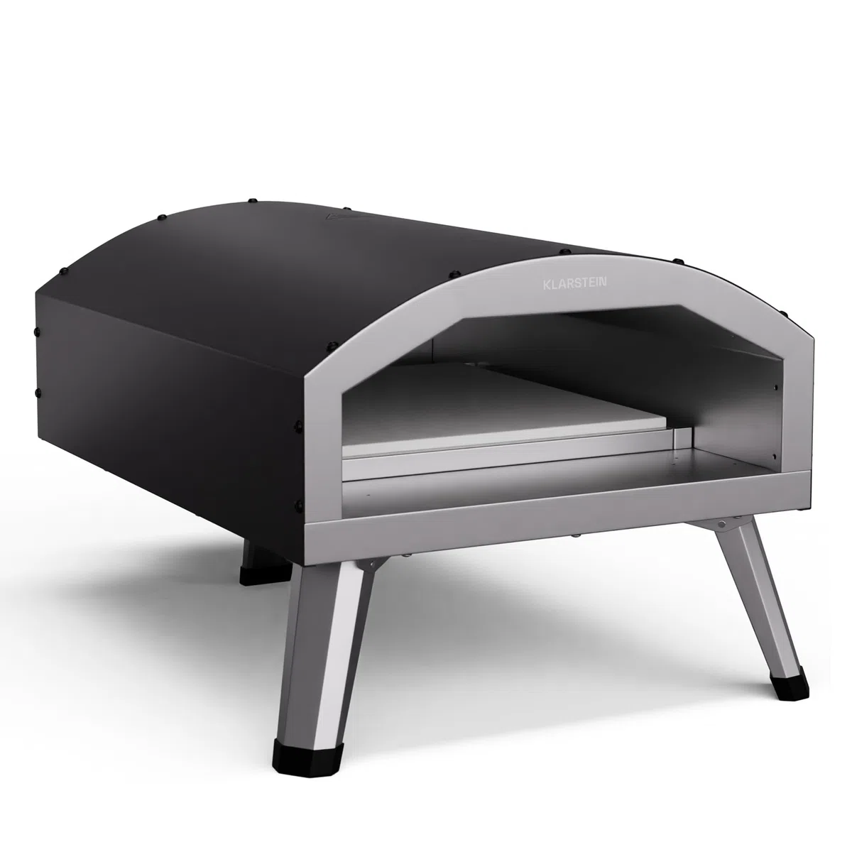 Klarstein LaFiamma Forno Per Pizza Elettrico 2200W Doppio Riscaldamento Termometro Pietra Inclusa 450°C
