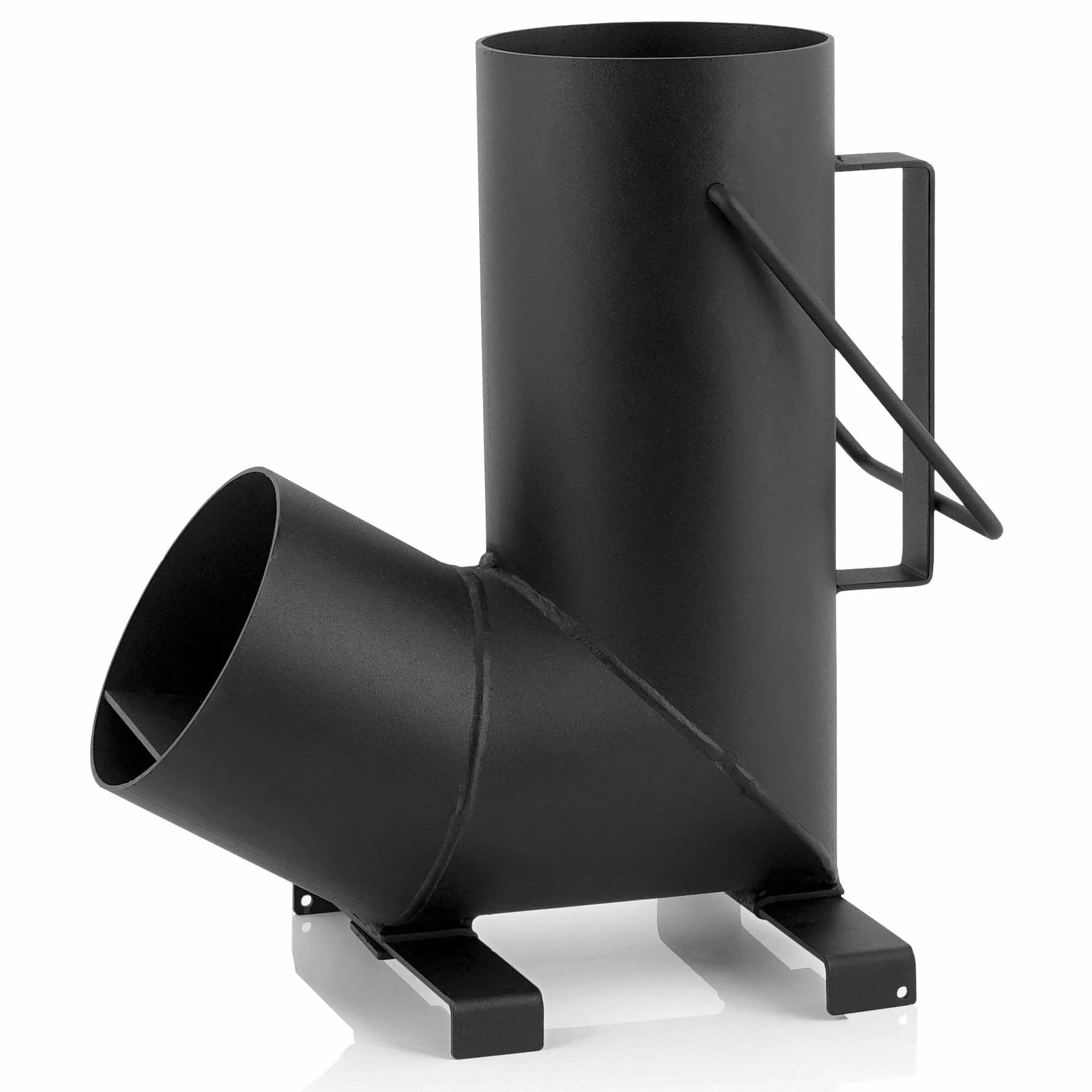 BBQ-Toro - Stufa a razzo #6, Rocket Stove in acciaio spesso 1,5 mm, per forno olandese, padelle e molto altro ancora