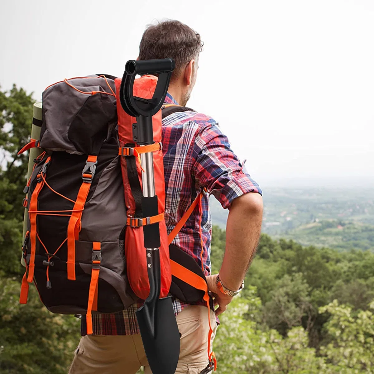 Vanga a Punta 78cm Pala Acciaio Impugnatura a D Giardinaggio Scavo Terreni duri