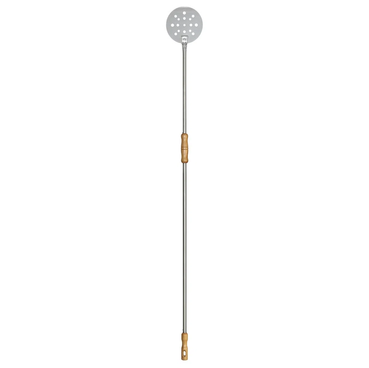 Pala per cuocere forata inox ø 18 cm h. 170 cm