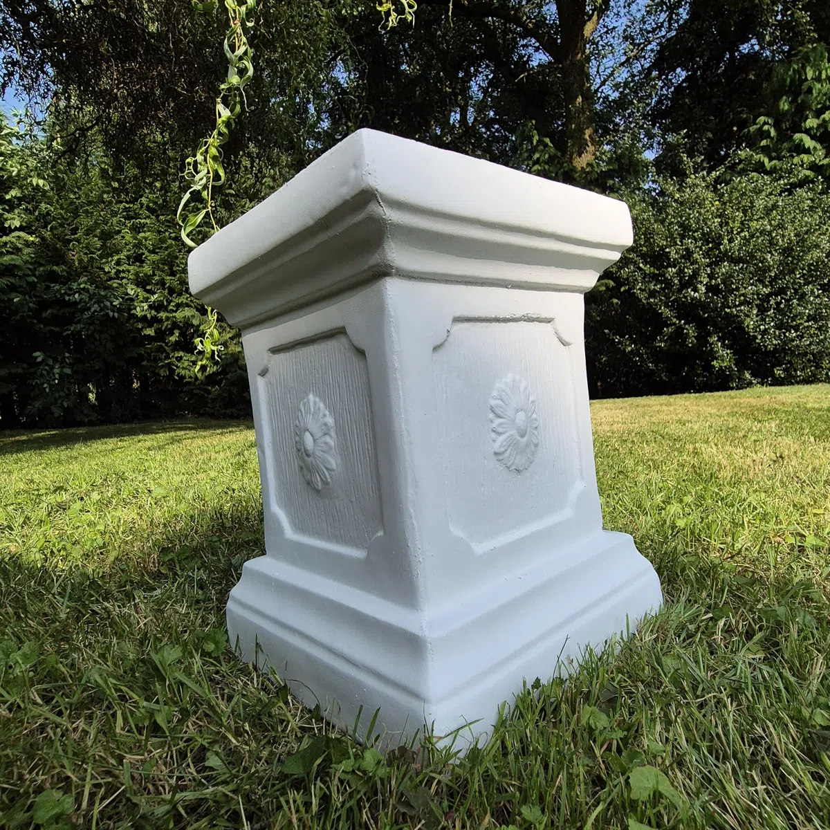 FABRIQ Kolumna dekoracyjna szara 20x20x25 cm 17 kg