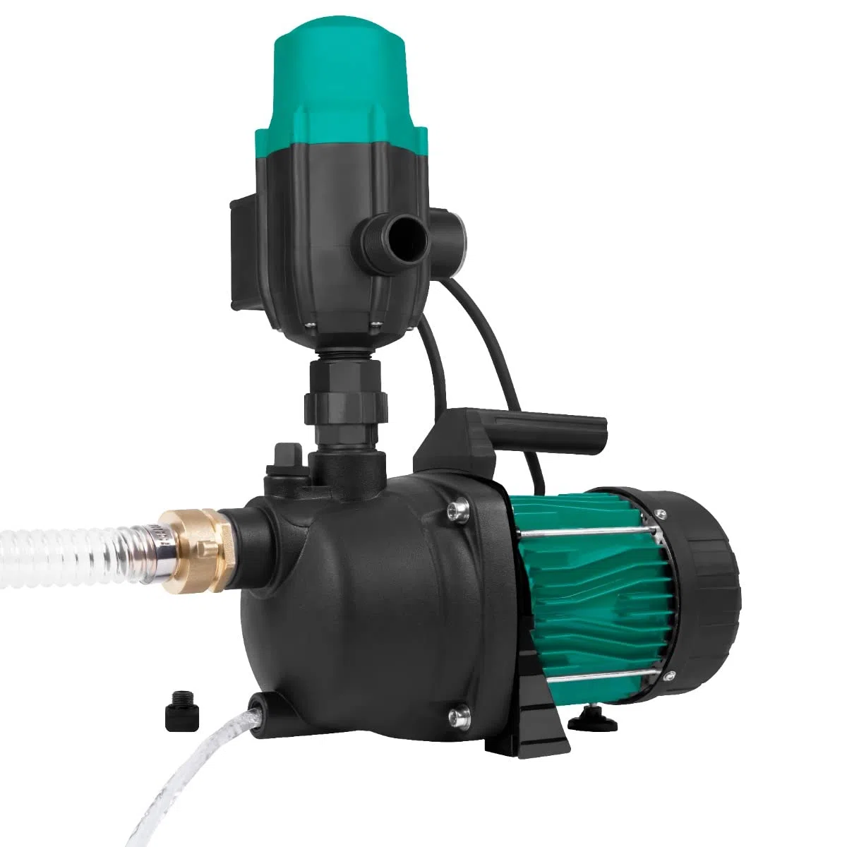 VONROC Pompa Acqua Idrofora Automatica 800W 3300 l/h 4 bar Autoadescante Pressostato Protezione Secco IPX4