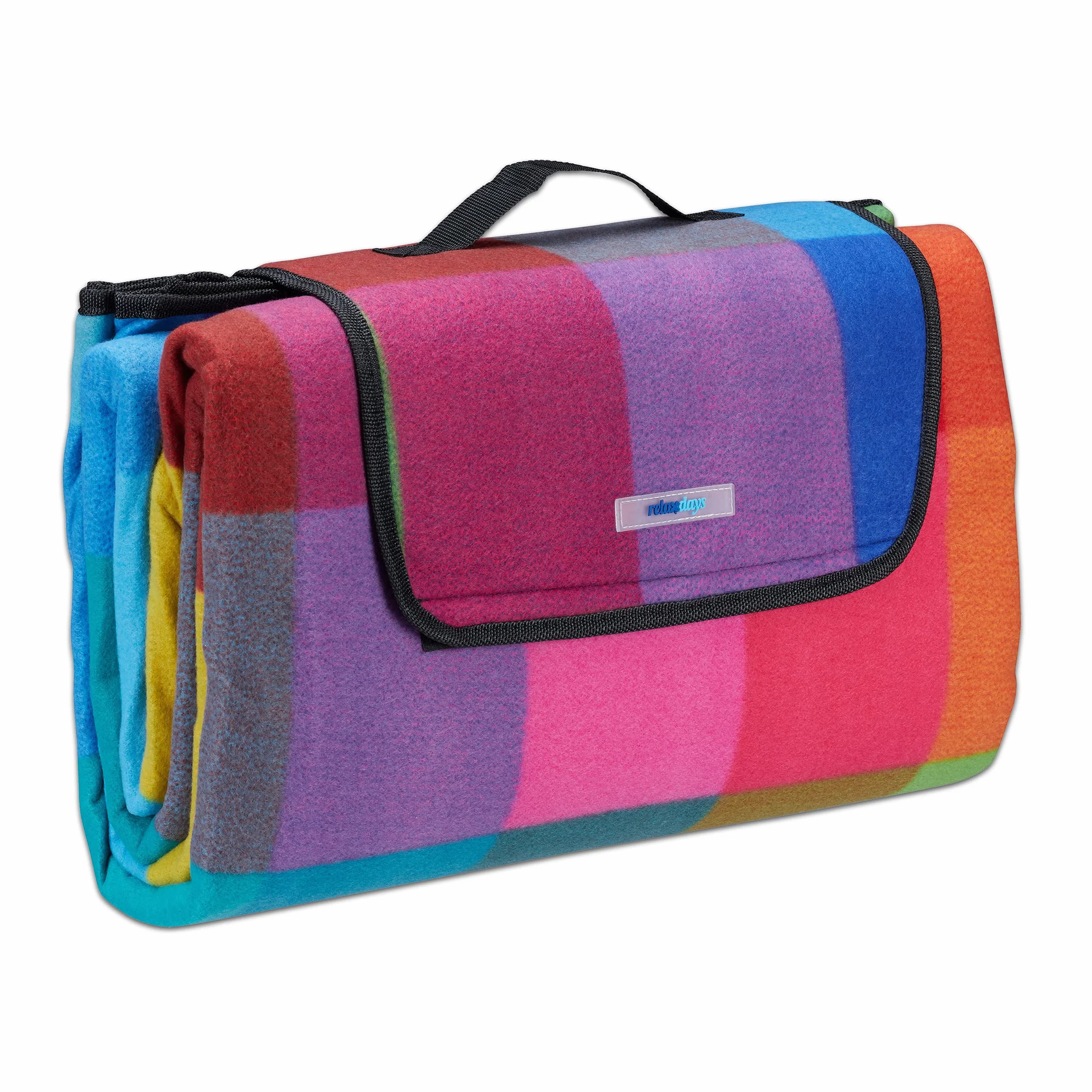 Relaxdays Coperta da Picnic XXL Impermeabile Rivestito Alluminio Isolante 200x200