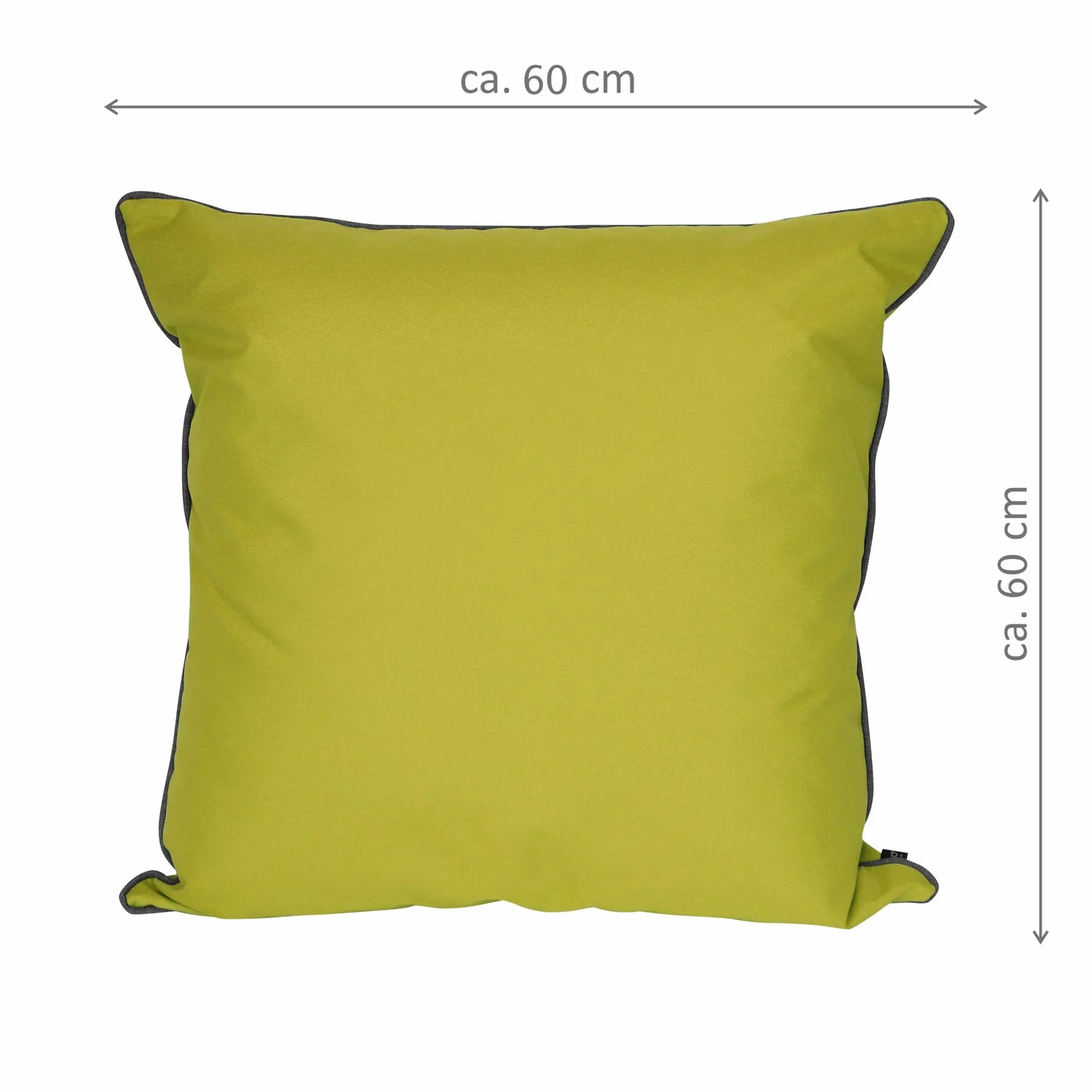 LILENO HOME Cuscino 60 x 60 cm [set da 2] – Federa impermeabile per cuscino da giardino o cuscino decorativo, per interni ed esterni