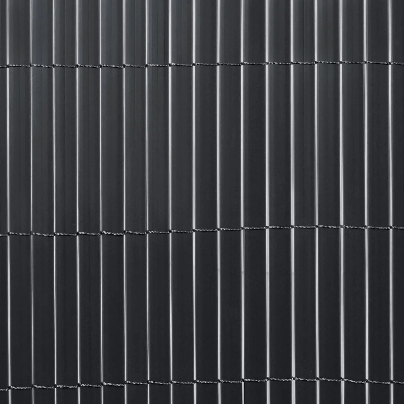 YUENFONG Paravento PVC 160x1000 cm Antracite per Balcone Giardino Terrazza